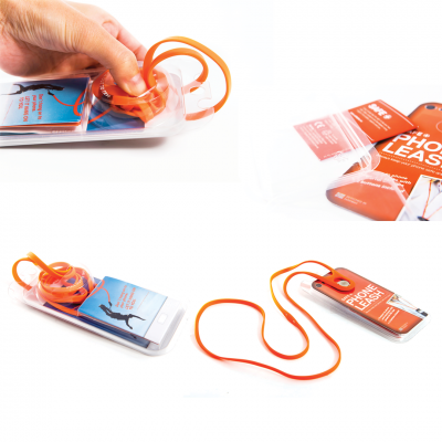 Unikia ORANGE Phone Leash RRP 9.99 CLEARANCE XL 59p or 2 for 1